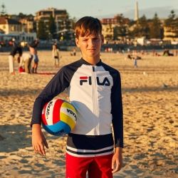 Fila Uno Pooling Rashguard - Poikien Uima-asut - Valkoinen | FI-33210